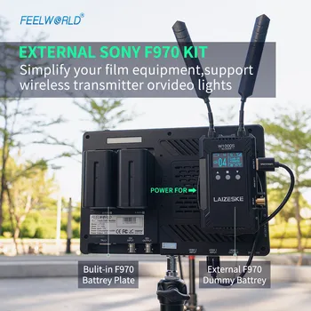 FEELWORLD LUT11S Custom Packaging 10.1" Professional Camera Monitor, 2000nits, 3D LUT, Touch Control, 3G-SDI, Factory Price detail image