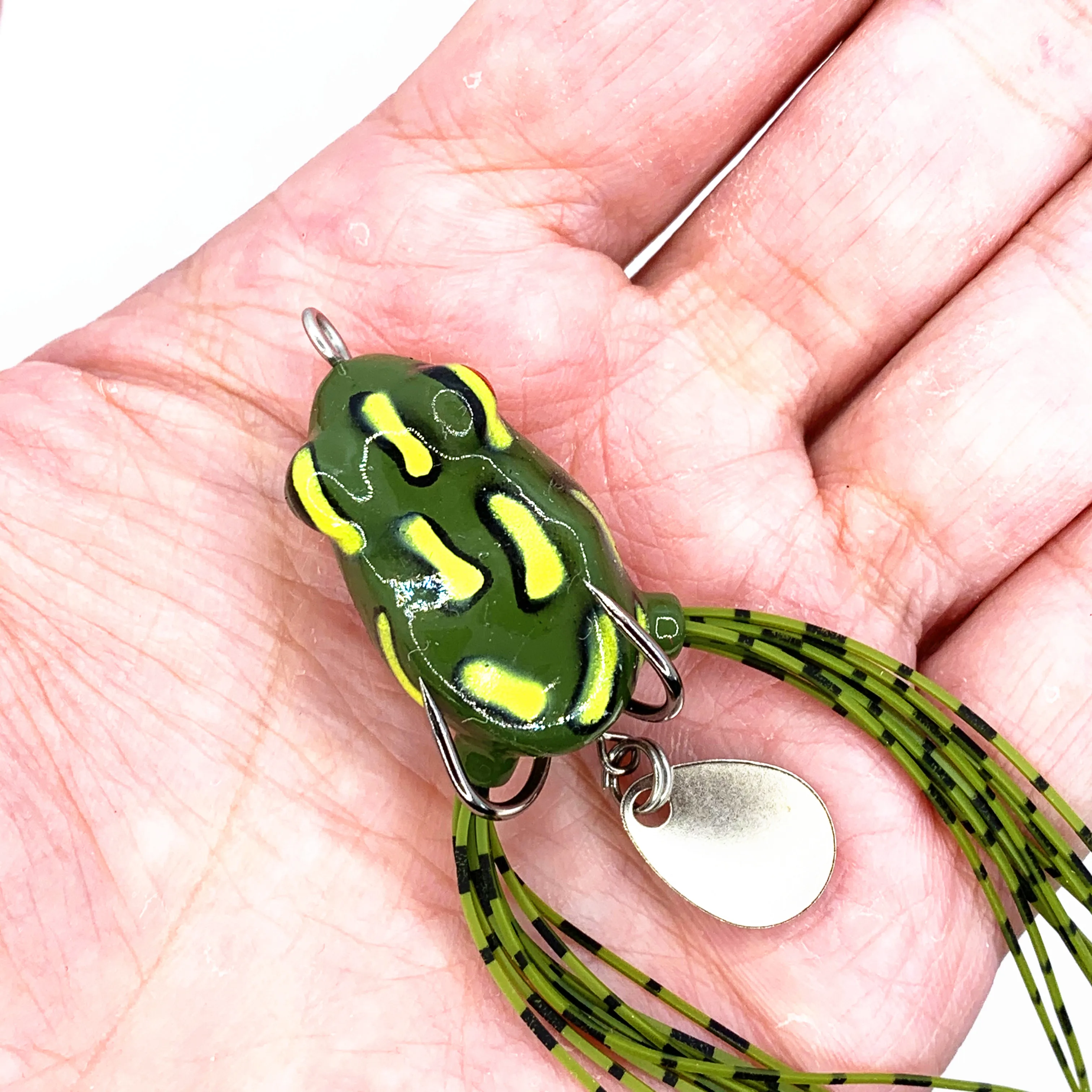 1pc 3cm 4.2g Soft Frog Fishing Lure With Sequins