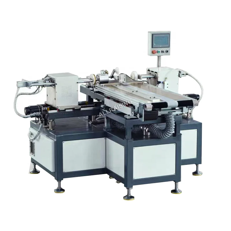 Semi-Automatic Round Paper Tube Labeling Machine Label Applicator ...