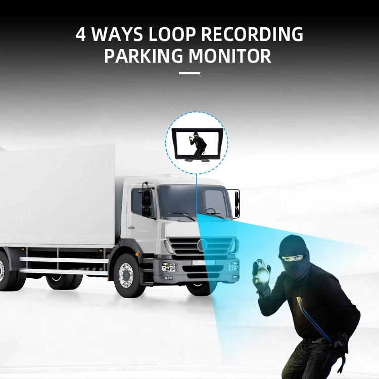 Wemaer Blind Spot Detection BSD System Truck Side View Camera Monitor ADAS Detect People Vehicle Nearby Alarm Collision Warning supplier