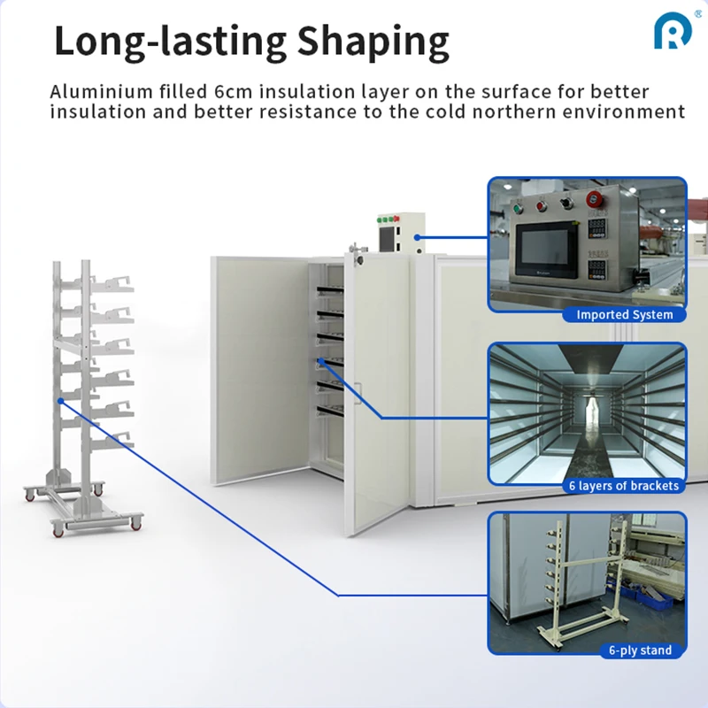 Horizontal Curtain Heat Setting Machine Box Type Curtain Heat Setting Machine for Curtain Fabric