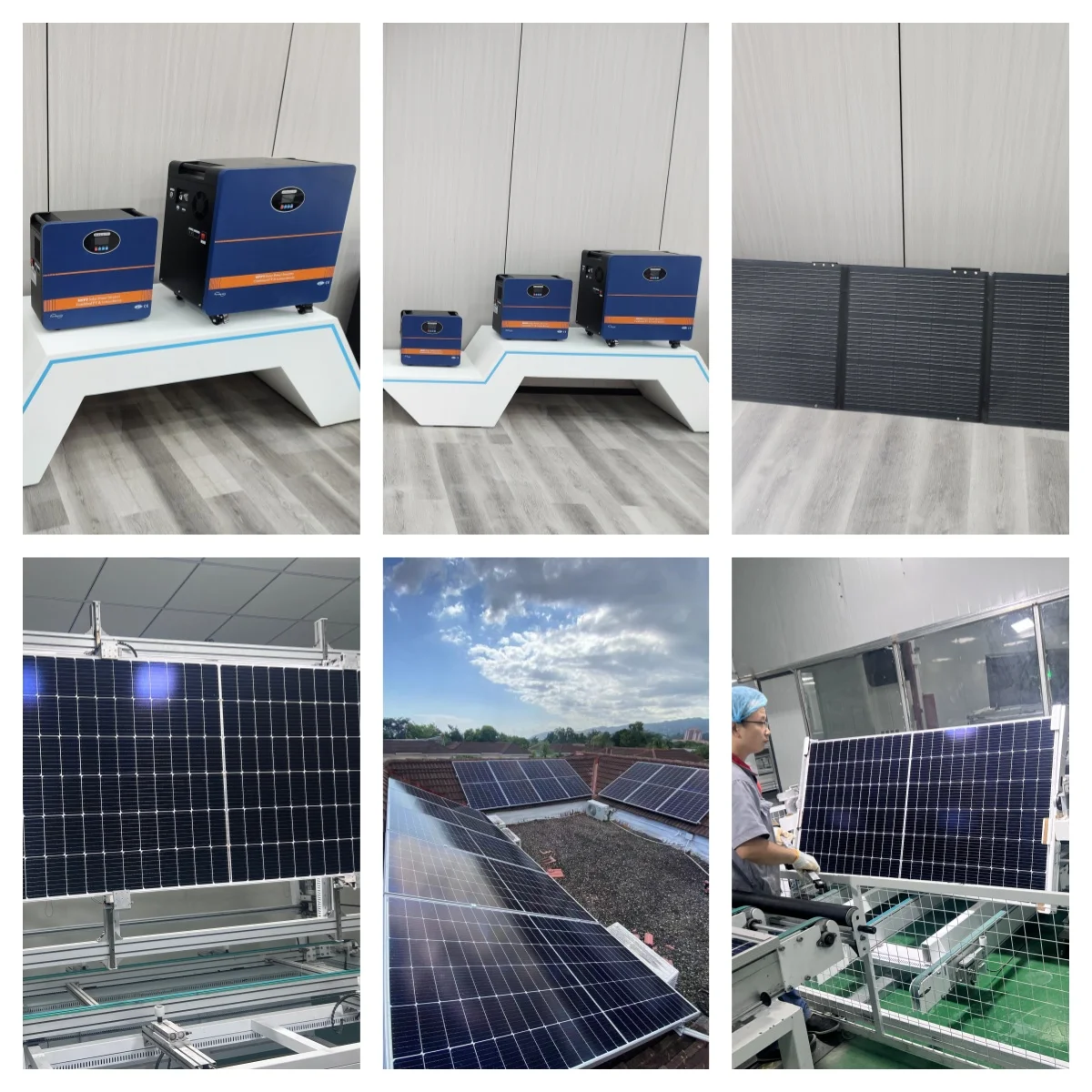 2200W Solar Energy System 2200W Portable Solar Power Generator Portable Power Stations factory