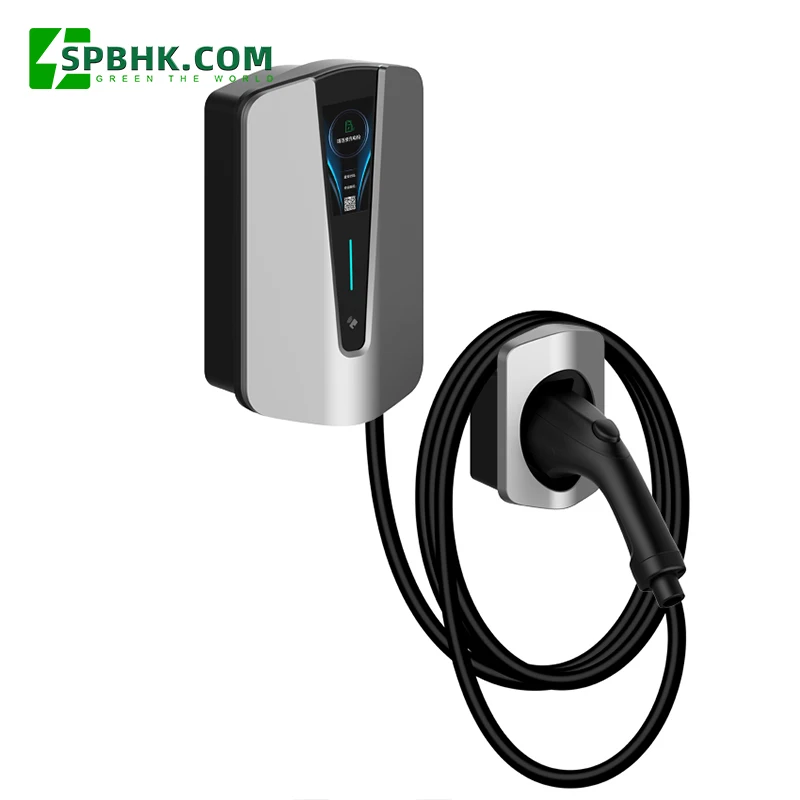 Wallmounted Fast Ev Charging Stations 7kw 11kw 22kw Smart Ev Charger
