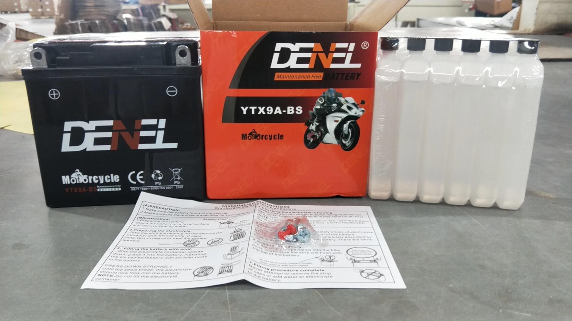 Запасные части для мотоцикла/батарея для мотоцикла YTX9-BS 12v аккумулятор для мотоцикла