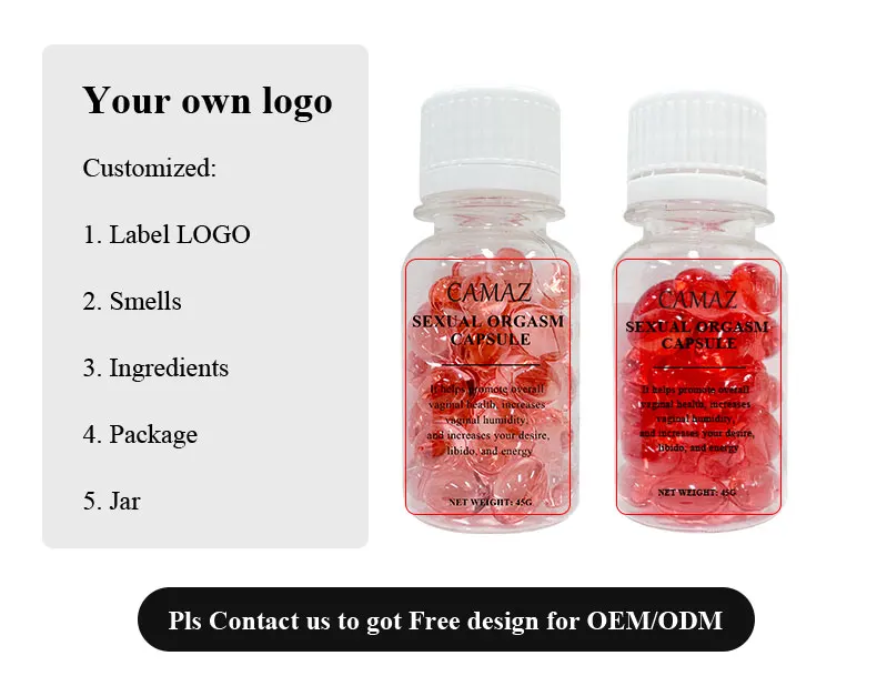 Oem Sexual Orgasm Capsules Female Drops Exciter Climax Orgasm Strong