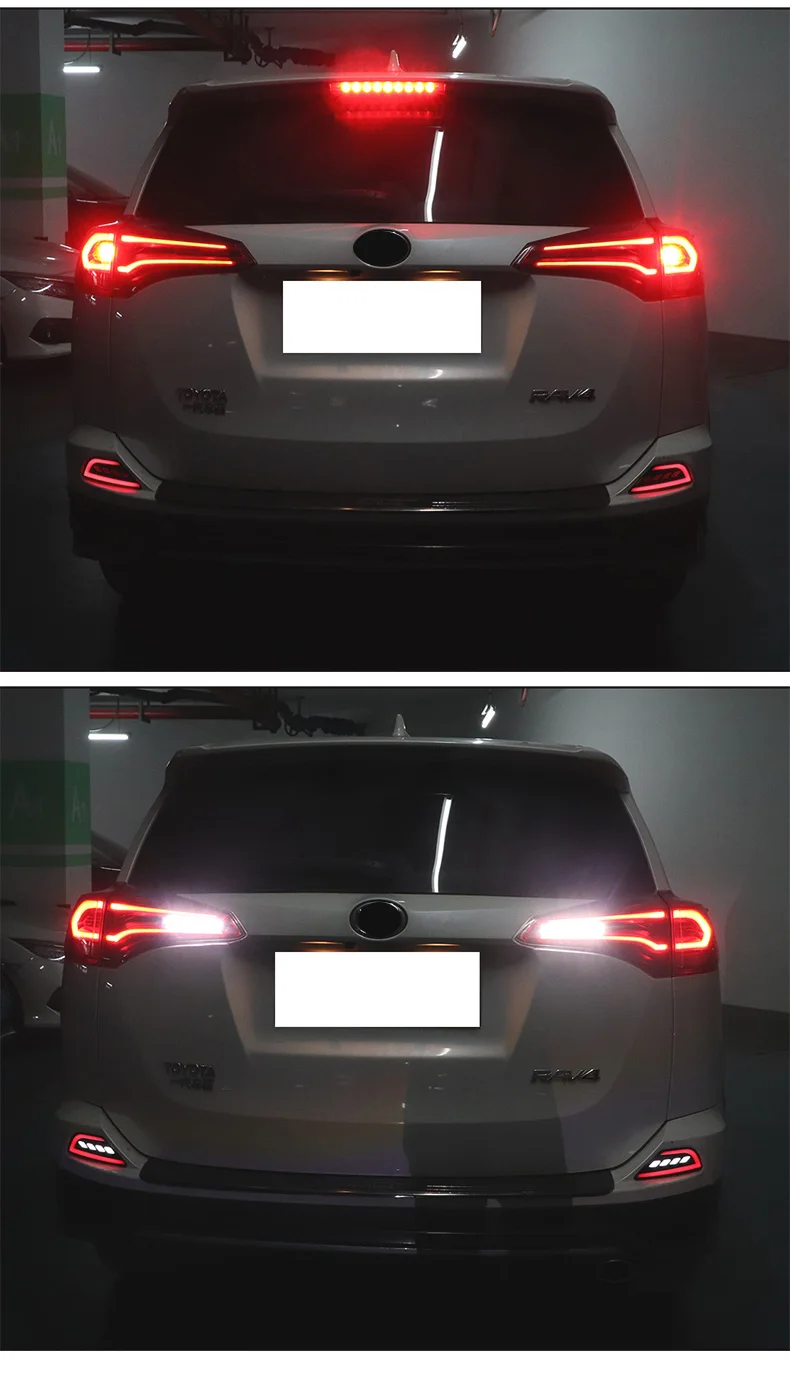 Led Rear Bumper Reflector Light For Toyota Rav 4 Rav4 2016 2017 2018