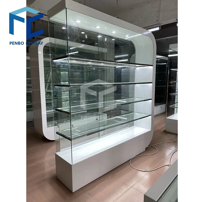 Wholesale Pharmacy Shelves Glass Whole Drugstore Shelf Medical Store Display Showcase