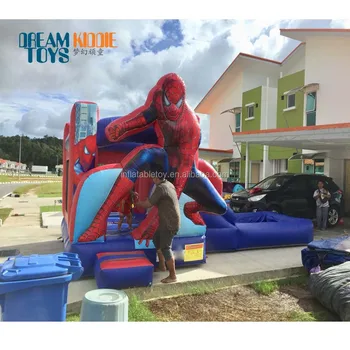 Popular spiderman inflatable bounce house inflatable spiderman jumping castle