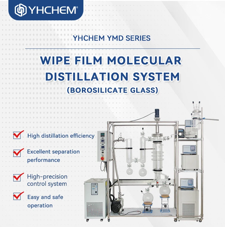 Micromed Distillation Laboratory Vacuum Molecular Distillation for Essential Oils