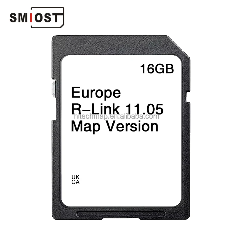 SMIOST for Renault CID SD Card Navigation 8 Trafic Scenic 3 Master Car GPS Navigator Card Europe R Link 11.05