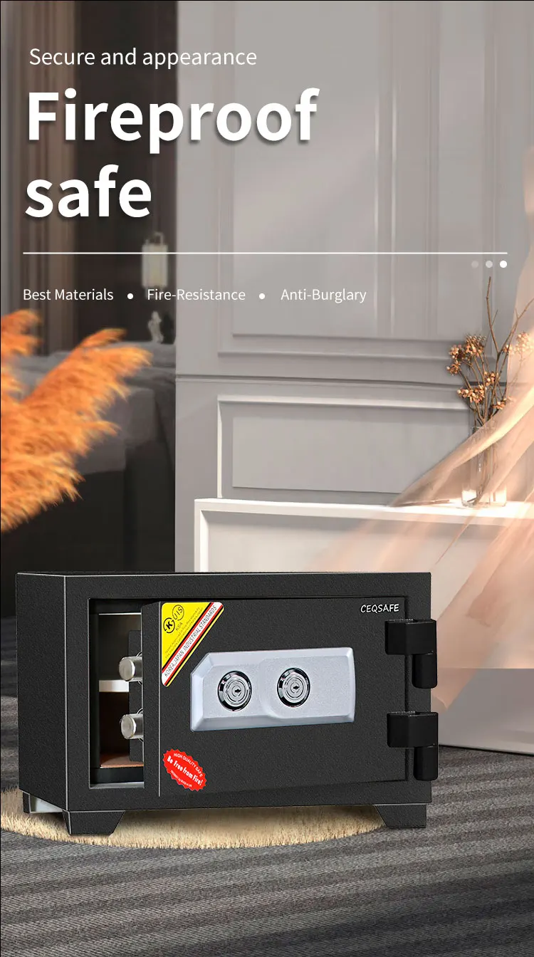 CEQSAFE Safe Box for Store Office Automatic Digital Security Money Fireproof Safe Box manufacture