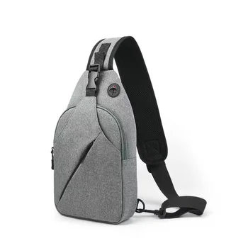 Large Capacity Outdoor Chest Sling Bag Multipurpose Crossbody Shoulder Bag Waterproof Travel Hiking Daypack for Men