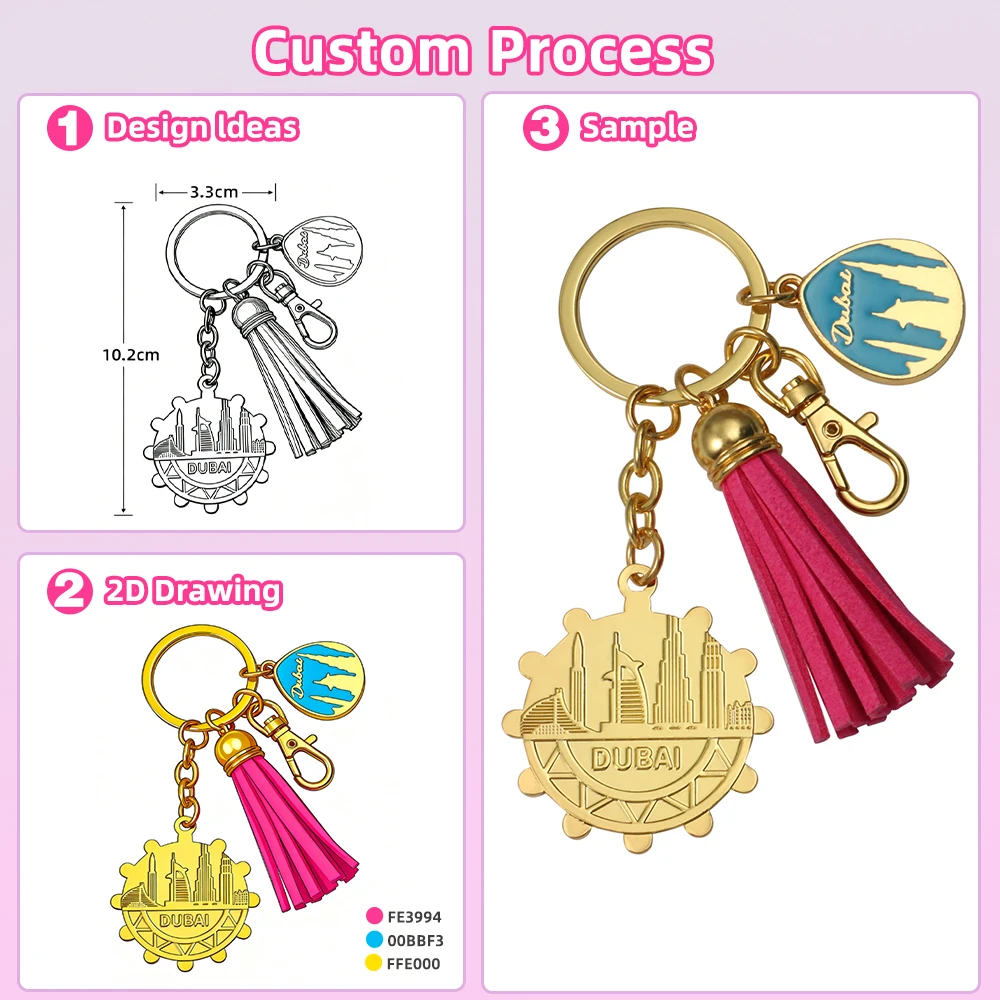 Custom Logo Bee Happy Keychain Teacher's Day Teacher Appreciation Christmas Gifts Stainless Steel Alloy Heart Shape Key Rings