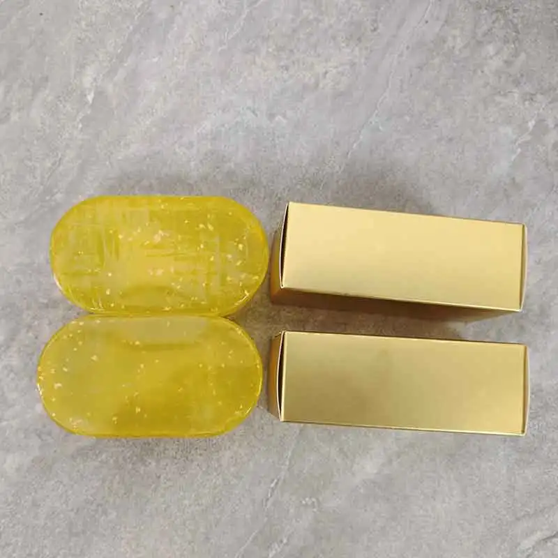 2 Savons Blanchissants à L'or 24 Carats Et Vitamine E - 80 G Chacun - Neuf
