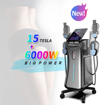 Gglt Professional 15 Tesla Electromagnetic Face Body Ems Rf Sculpting Machine Manufacturer Neo Sculpt