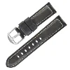 Gris Negro-hebilla plateada K009S