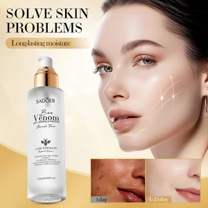 Wholesale Private Label SADOER Bee Venom Anti-Wrinkle Firming Nourishing Toner Nourishing Moisturizing Water for All Skin Types