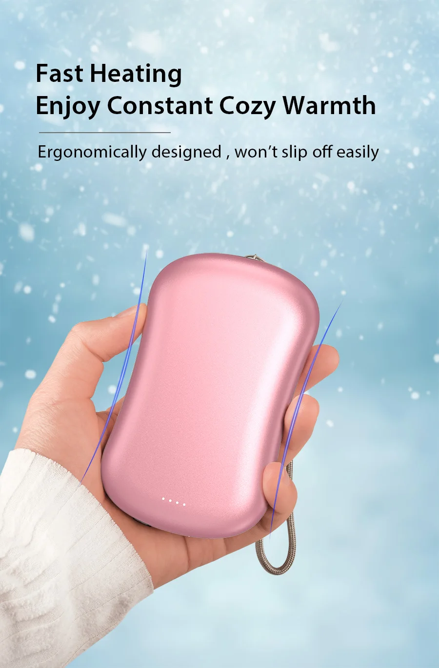 3 in 1 Vibration Massage Hand Warmer Electric Power Bank Hand Warmer Hothands Hand Warmers