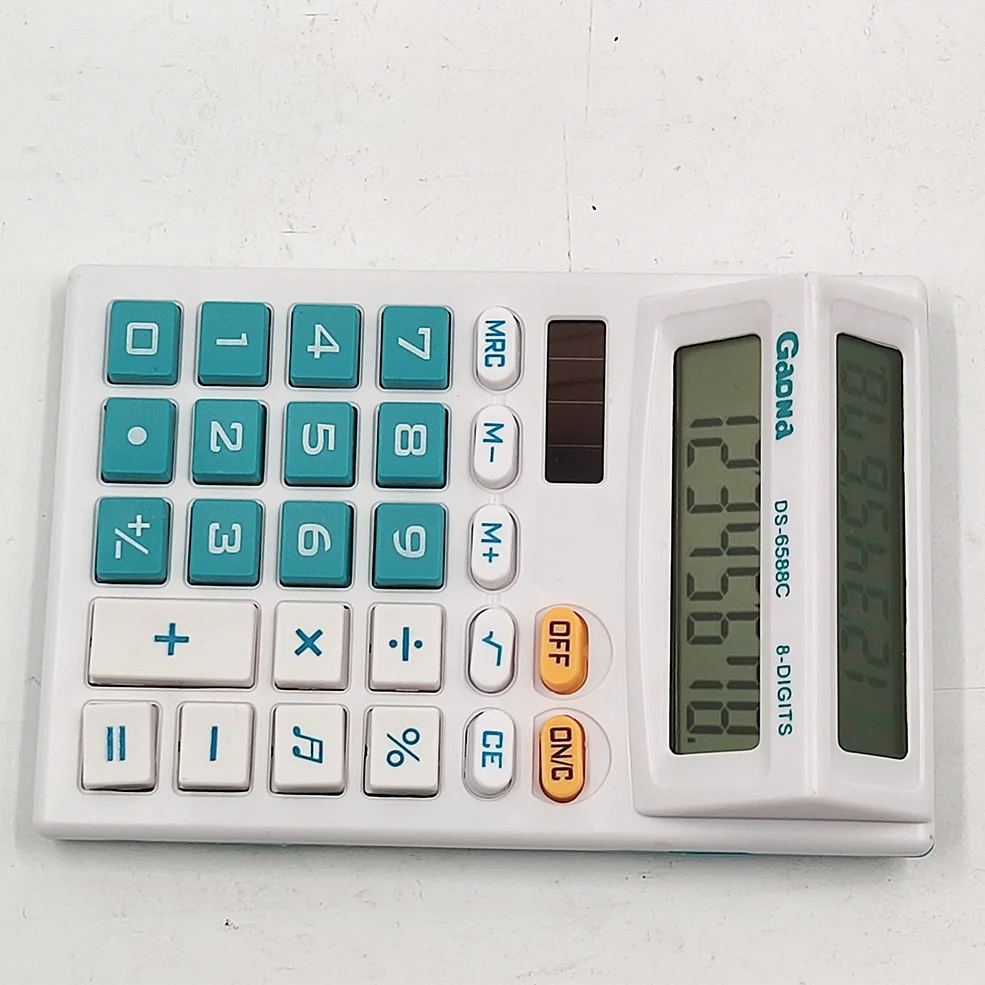 Cheap Student Desktop Calculator 12-digit Dual Power (solar And Battery ...