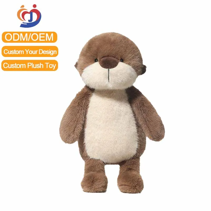 Factory Customized Soft Sea Otter Plush Toys Pillow OEM Custom Logo Stuffed Animal Manufacturer