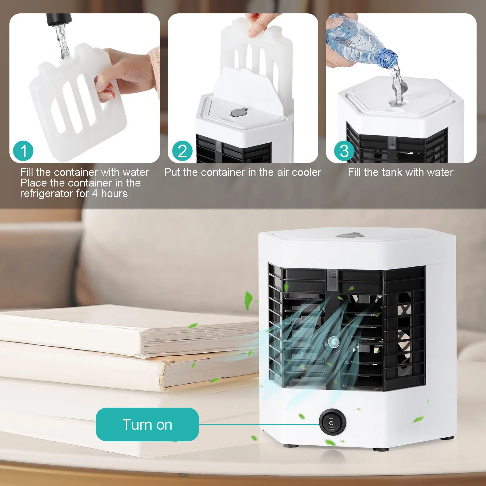 Air Conditioner, 5th, Portable, USB - detail 10