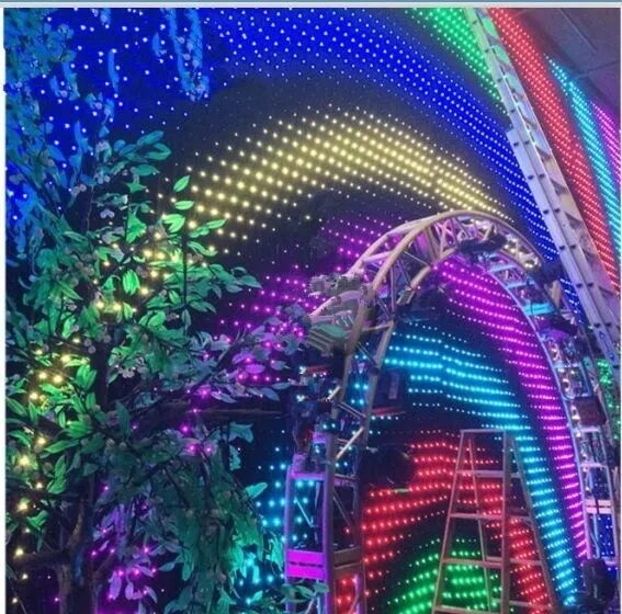 Homei Video Curtain RGB Vision Curtain Cortina De Video Led De Fondo De Boda Vision Star Cloth