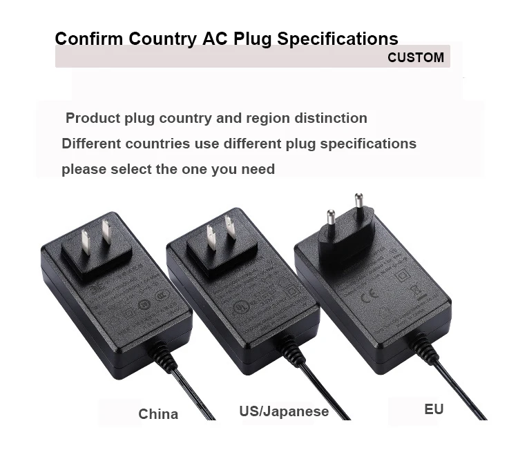 AC 100-240V to DC 12V 3A Power Supply Adapter Transformers  for CCTV Cameras DVR NVR LED Strip Routers Speakers Jack 5.5 X 2.1mm details