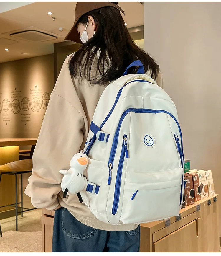 Новинка, Простой Школьный рюкзак для мальчиков и девочек, школьные сумки, оптовая продажа, компьютерный рюкзак