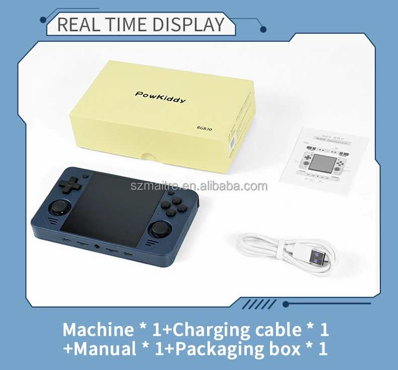 Powkiddy RGB30 - Retro Gaming Handheld with 4100mah Battery