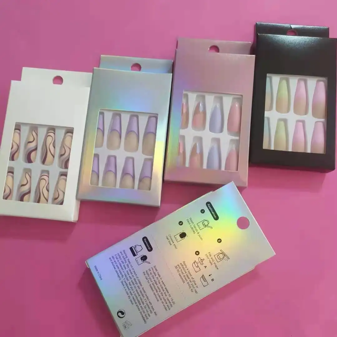 Wholesale Acrylic Press On Nails False Nail Designer Press On Boxes