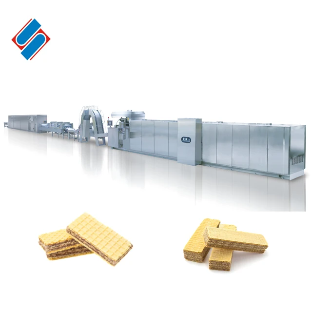 Низкозатратная машина для изготовления вафель/китайская машина для изготовления вафель/передовая технология для изготовления бисквитов