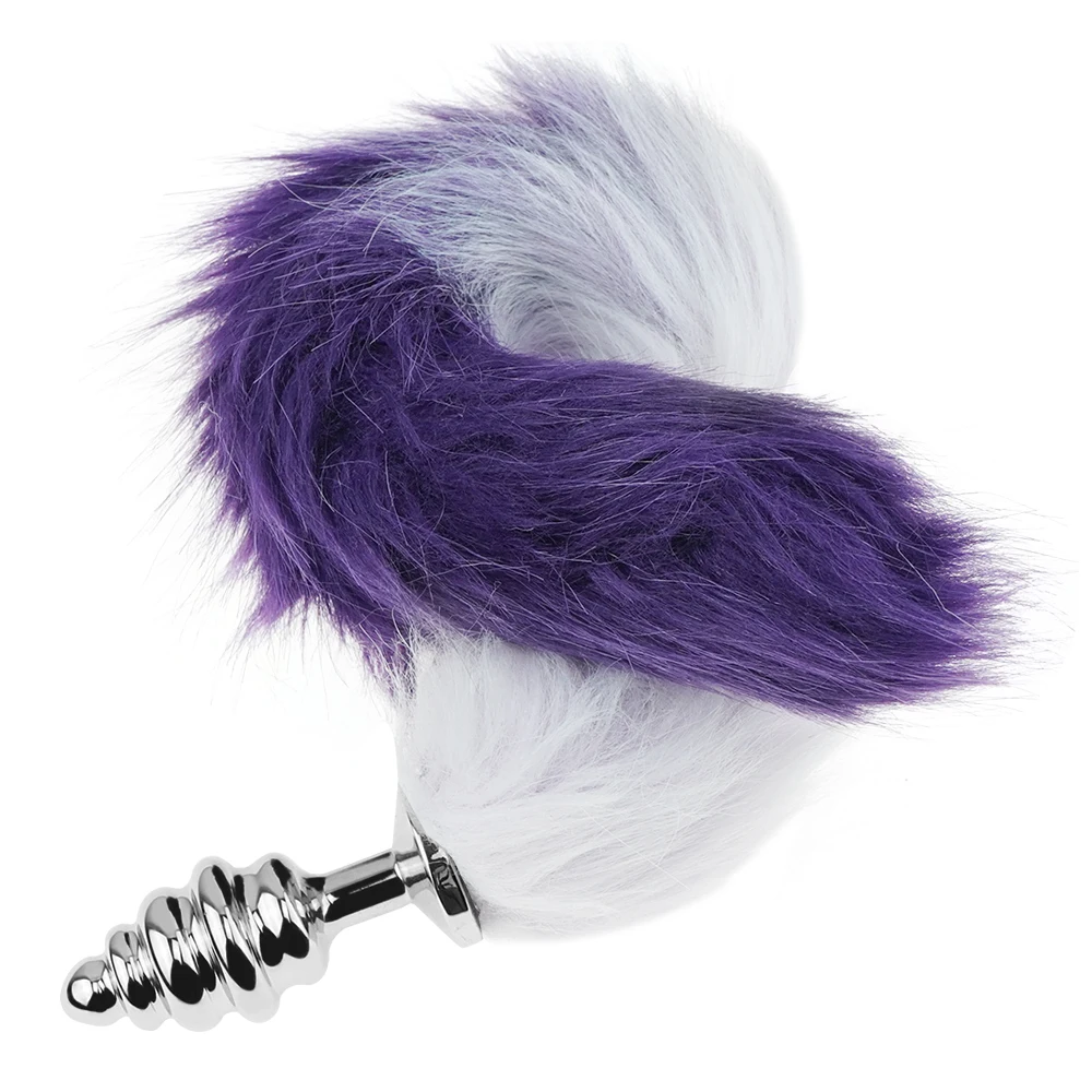 DongKai Popular Threaded Butt Plug Tail for Anal Play, Fox Tail-shaped Role  Play Costume Accessory, Bdsm Sex Toy Anal Plug