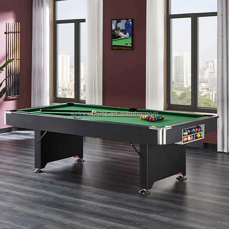 Factory Sale Luxury 7 FT Portable Pool Table Set Movable Billiard Table with Portable Accessories Home Use MDF Cushion Material