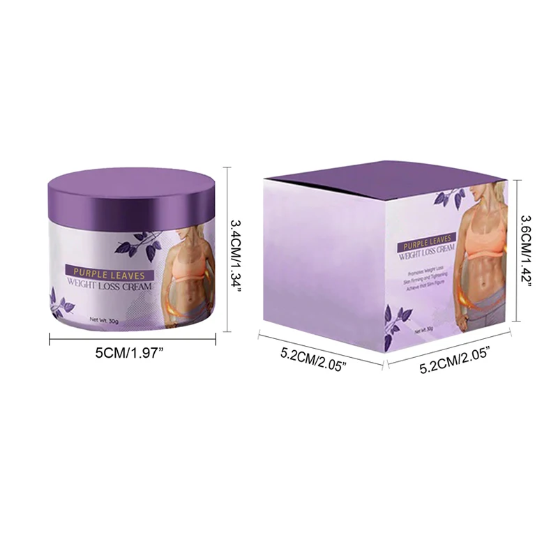 purple leaves slimming body cream effective weight loss not easy to rebound body cream hot slimming cream fat burn