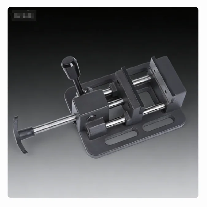 TEBAK 4 Inch 100mm Fast Drilling Machine Flat-Nose Pliers Precision Bench Drill With Quick-Action Fixture Woodworking Vise
