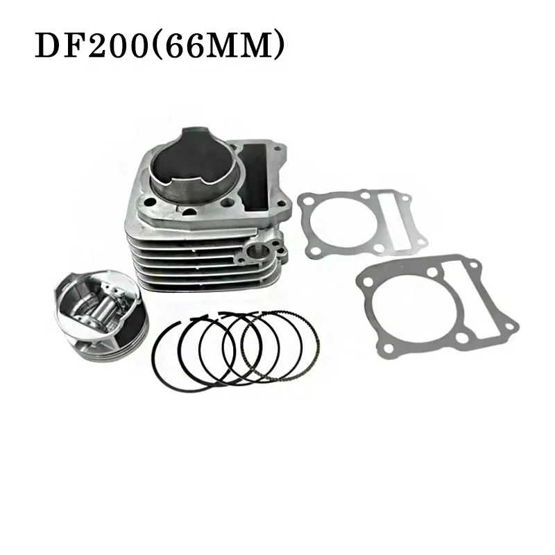 CQJB Complete Motorcycle Cylinder Head DF200 VANVAN200GS200 66mm for Suzuki