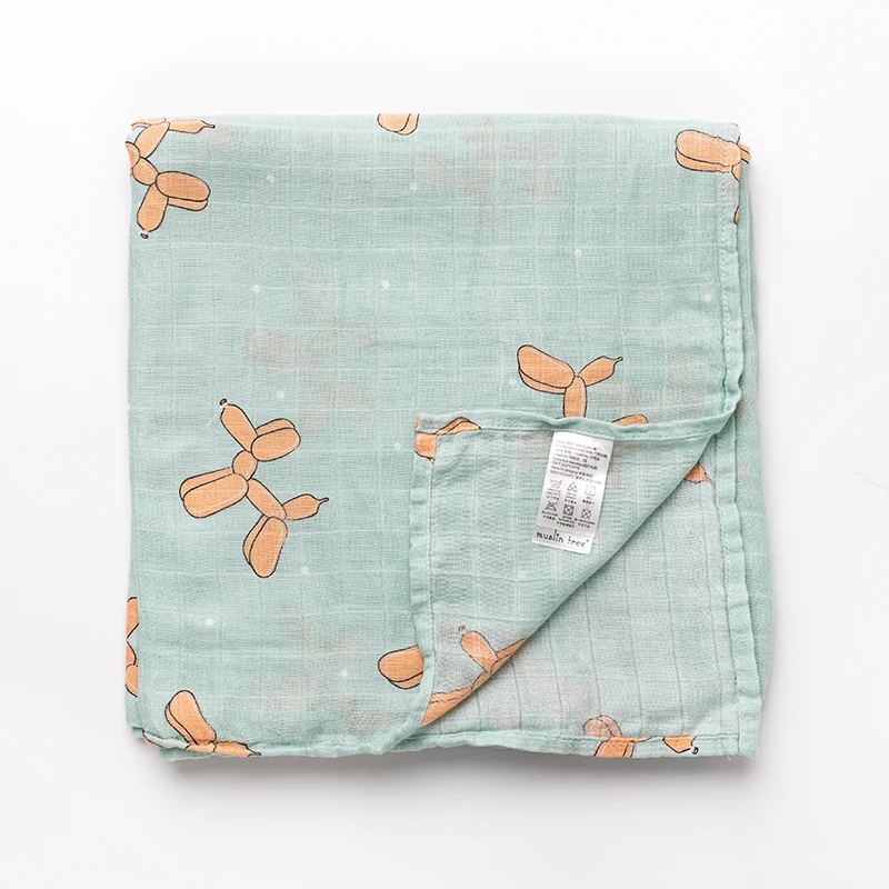 Муслиновое дерево с цветным принтом на заказ удобное домашнее детское муслиновое