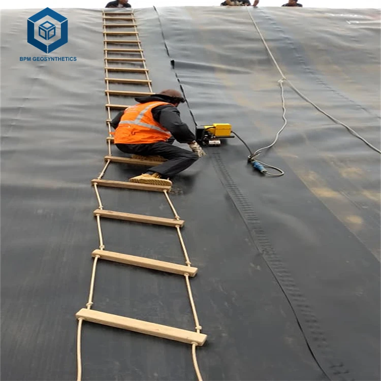 Cheap Price Flexible 1mm HDPE Smooth Plastic Geomembrane Liner for Dam Project in Australia