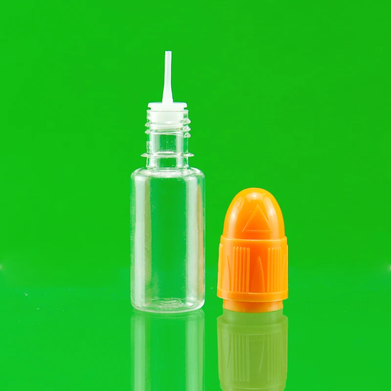 Industrial 5ml 10ml 15ml 30ml 50ml PET Plastic Dropper Bottles Child Resistant Cap Screw Oil Packaging Includes Box Logo Print