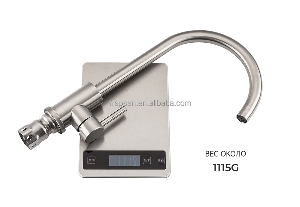 Stainless Steel Sanitary Ware Single Handle Kitchen Faucet Hole Sink