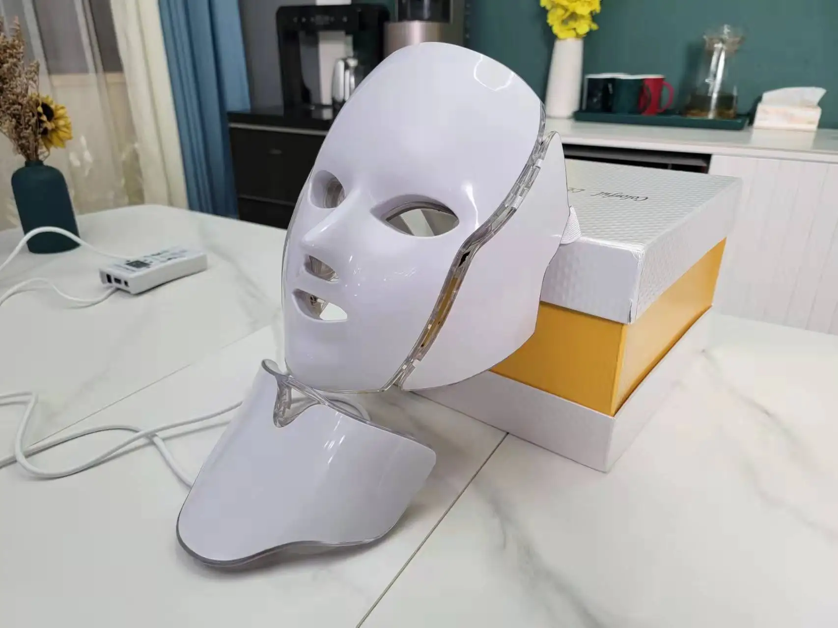 電気化粧品7波長Led生物学ライトカラフルなLedフェイシャル肌の