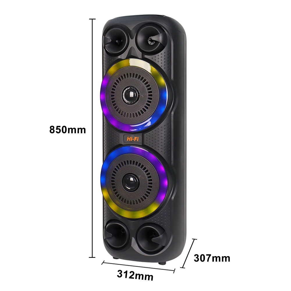 Sing-e ZQS8252 Bluetooth Speaker - RGB LED Lighting & DJ