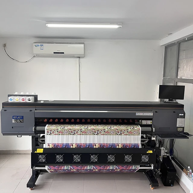 1.9m 4 i3200 Sublimation Printer Large Format Sublimation Printer Machine for Polyester Textile Roll to Roll Sublimation Paper