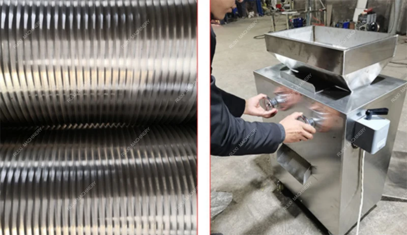 Fast Cutting Speed Roasted Cocoa Beans Grinding Crushing Machine Almond Red Dates Chopper Chopped Peanut Shredding Grading Line