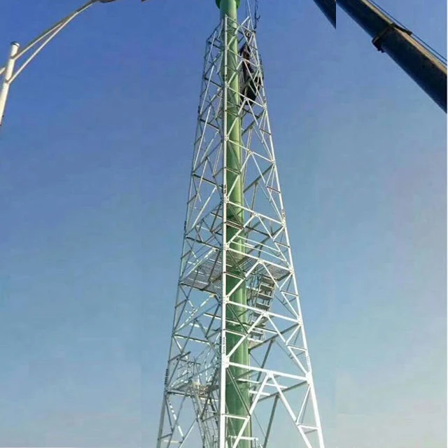 
Оцинкованная стальная телекоммуникационная Мобильная решетчатая телекоммуникационная башня 