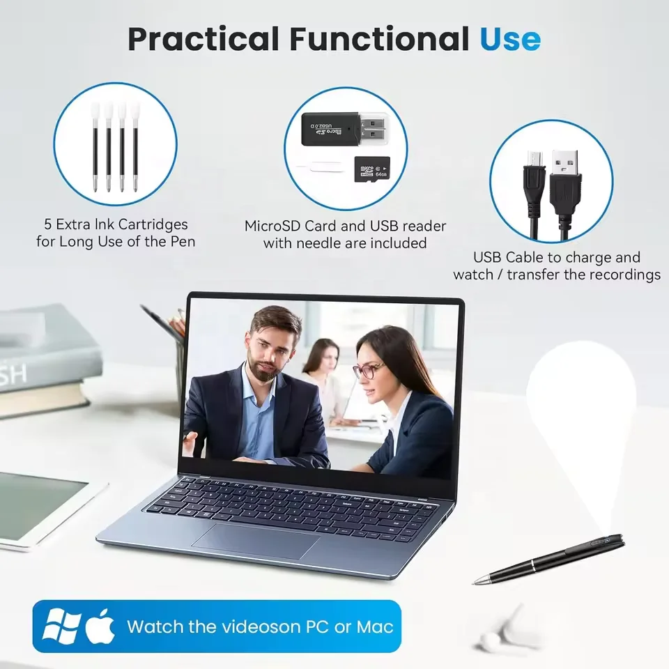1080P Mini Camera USB Pen Recorder