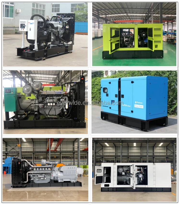 Factory Price Electric Start Low Fuel Consumption 450kva Perkins Generator