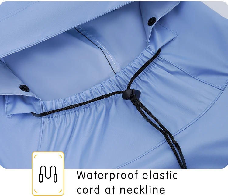 Oxford Cloth Full-Length Waterproof raincoat for Adults for Travel Tour or Hiking Trip Bicycle rain Coat factory