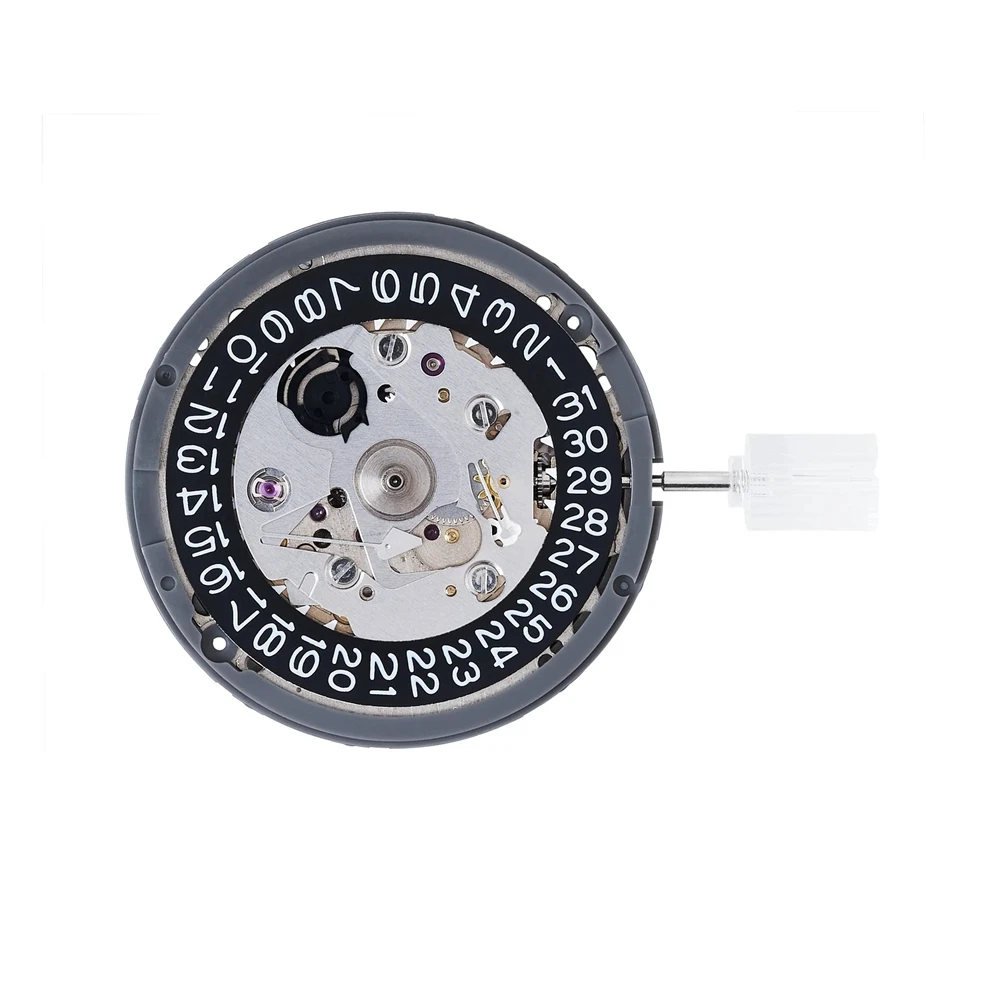 Japan Original Nh35/nh35a Mechanical Movement With Black Date Window ...