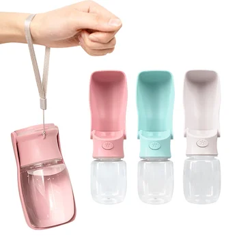Wholesale Custom Eco-friendly ABS Portable Foldable Dog Water Bottle Outdoor Travel Pet Dog Water Bottle